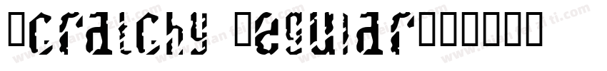 Scratchy Regular字体转换
